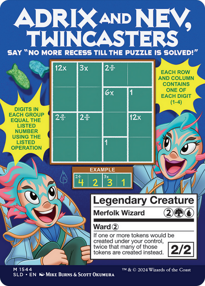 Adrix and Nev, Twincasters (SLD-1544) - Secret Lair Drop (Borderless)