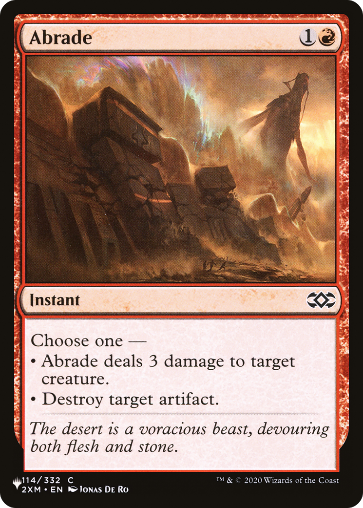 Abrade (LIST-114/332) - The List