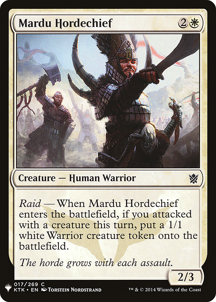 Mardu Hordechief (LIST-017) - The List
