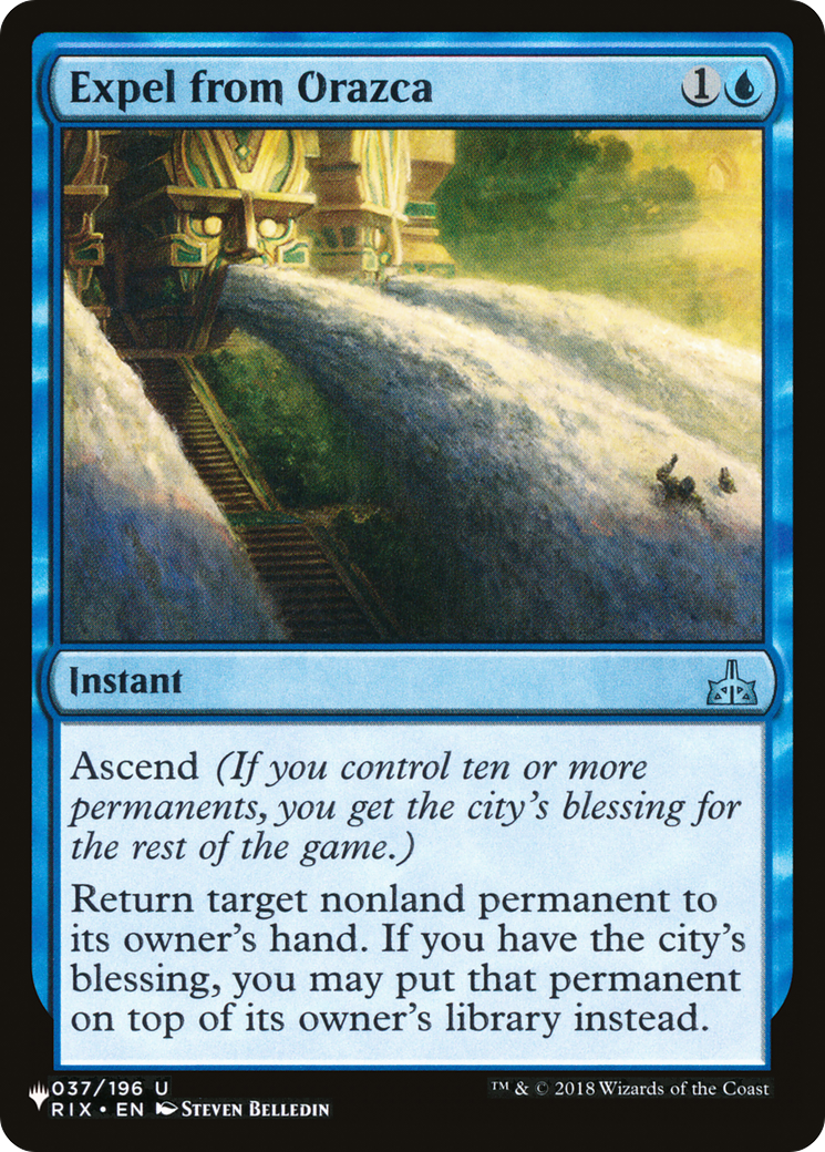 Expel from Orazca (LIST-037/196) - The List