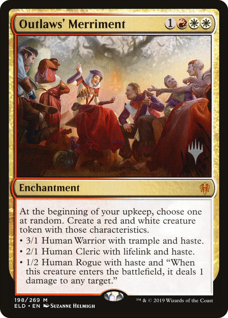 Outlaws' Merriment (PPELD-198P) - Throne of Eldraine Promos Foil