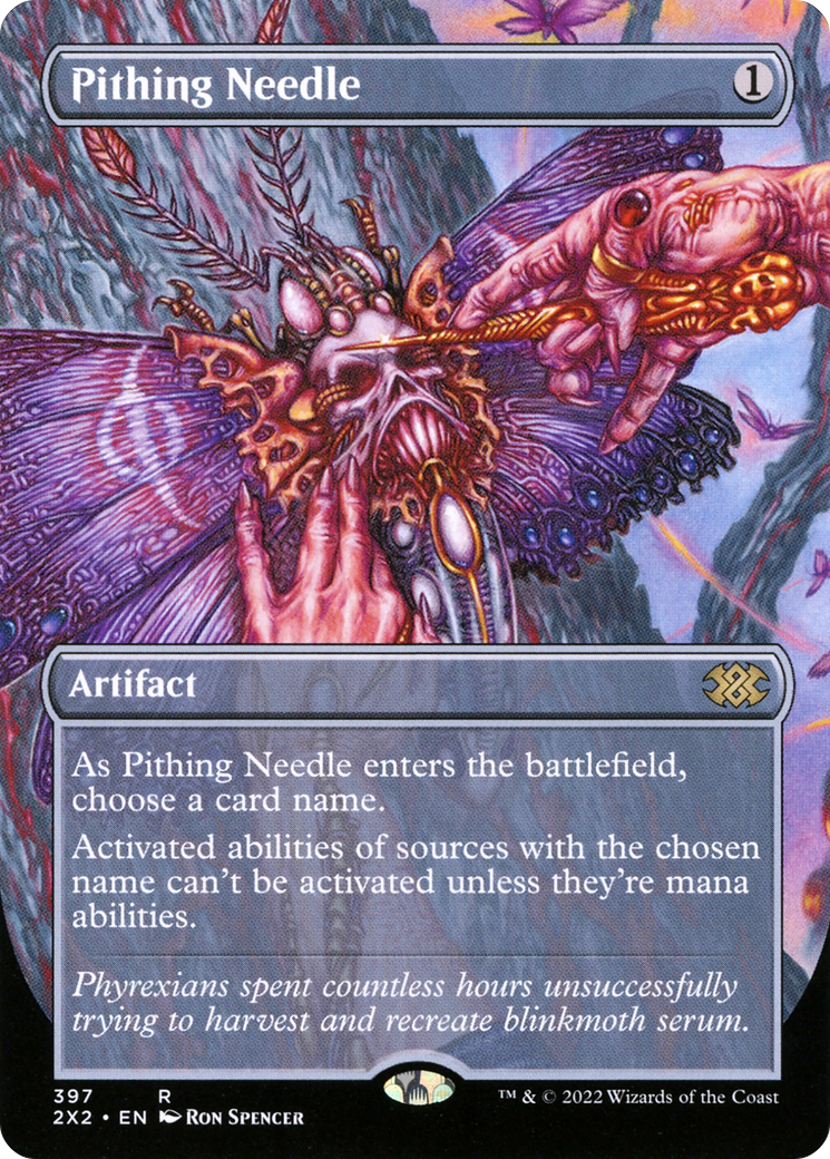 Pithing Needle (Borderless) (2X2-397) - Double Masters 2022 (Borderless)