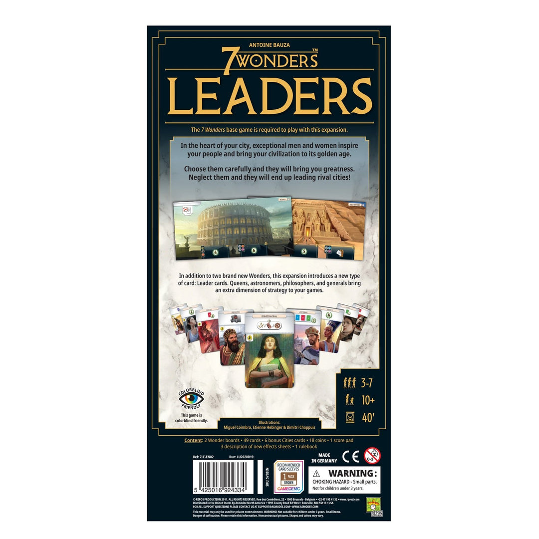 7 Wonders: Leaders — official extra