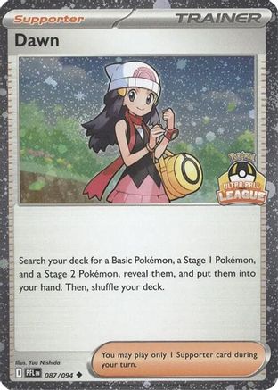 Dawn 087/094  - Holofoil League & Championship Cards - Uncommon