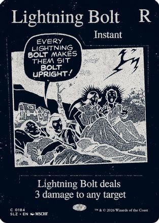 Lightning Bolt (0184) (SLZ-184) - Secret Lair x MSCHF: The Zeta Set