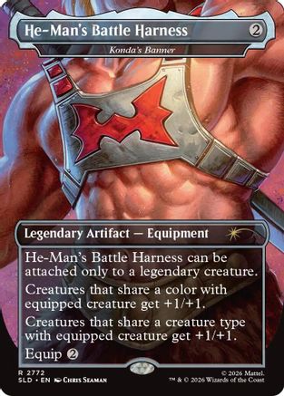 He-Man's Battle Harness - Konda's Banner (SLD-2772) - Secret Lair Drop Series Foil