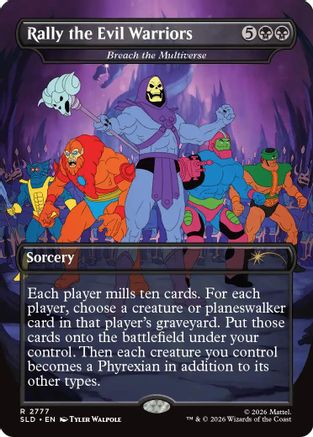 Rally the Evil Warriors - Breach the Multiverse (SLD-2777) - Secret Lair Drop Series