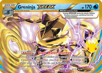 Greninja BREAK 041  - Holofoil ME 30th Celebration Classic Collection - Classic Collection