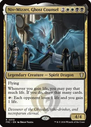 Niv-Mizzet, Ghost Counsel (-010) - Commander: Reality Fracture