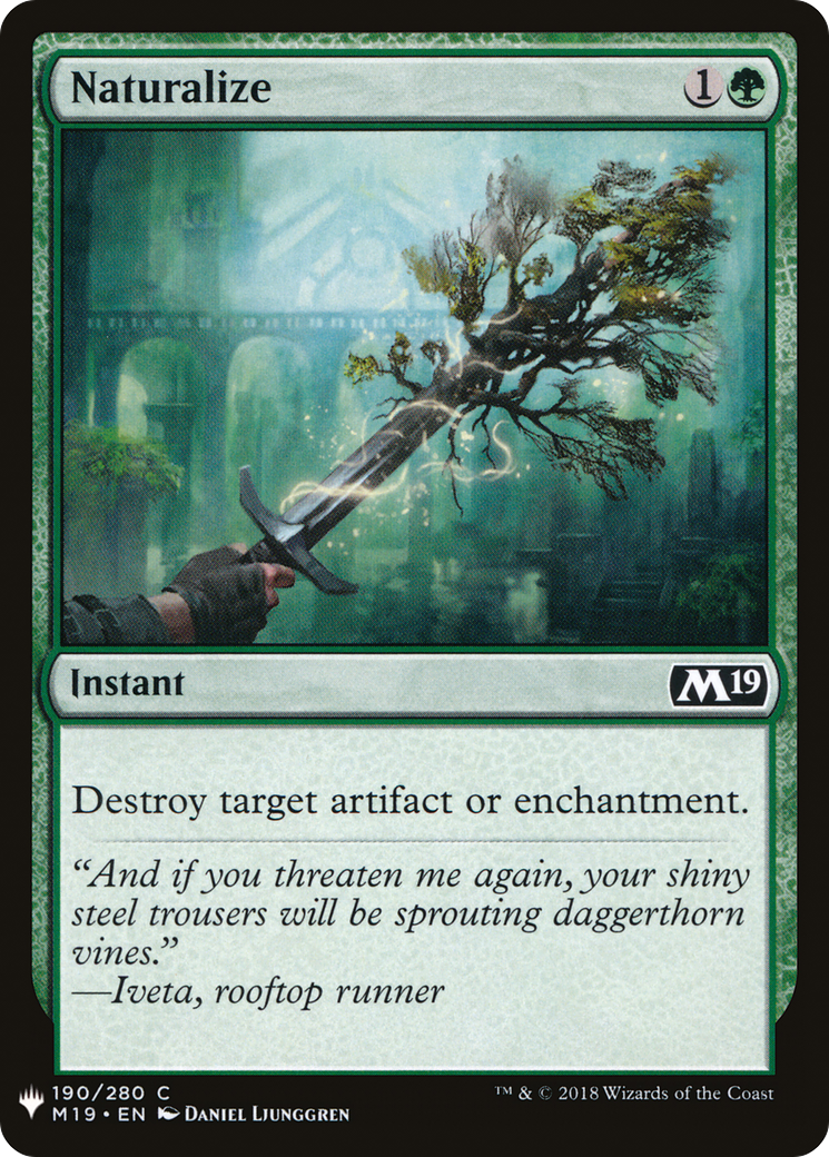 Naturalize (LIST-190) - The List