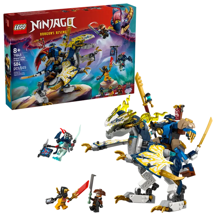 LEGO Rogue's Mech Dragon Rider - 71843