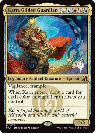 Karn, Gilded Guardian (PPFRA-272) - Promo Pack: Reality Fracture