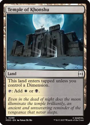 Temple of Khonshu (MDD-288) - Marvel: Darkhold Destiny Foil
