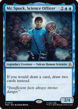 Mr. Spock, Science Officer (TRK-074) - Star Trek Foil