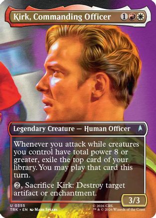 Kirk, Commanding Officer (Borderless) (TRK-355) - Star Trek