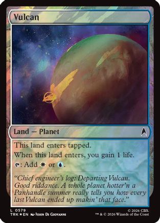 Vulcan (Surge Foil) (TRK-579) - Star Trek Foil