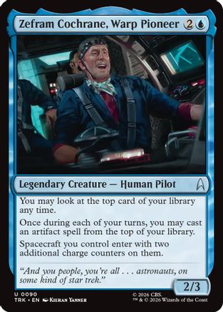 Zephram Cochrane, Warp Pioneer (TRK-090) - Star Trek