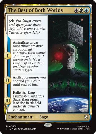 The Best of Both Worlds (Surge Foil) (TRC-083) - Commander: Star Trek Foil