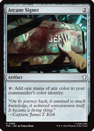 Arcane Signet (Surge Foil) (TRC-485) - Commander: Star Trek Foil