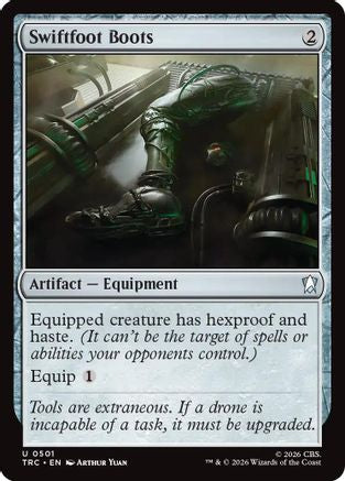 Swiftfoot Boots (Surge Foil) (TRC-501) - Commander: Star Trek Foil
