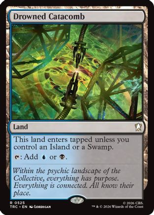 Drowned Catacomb (Surge Foil) (TRC-525) - Commander: Star Trek Foil