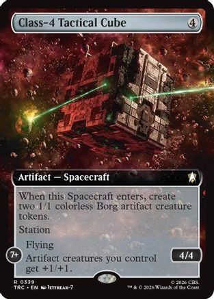 Class-4 Tactical Cube (Extended Art) (TRC-339) - Commander: Star Trek