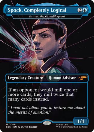Spock, Completely Logical - Bruvac the Grandiloquent (Borderless) (SDS-008) - Star Trek: Stardates Foil
