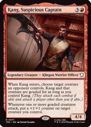 Kang, Suspicious Captain (TRC-071) - Commander: Star Trek