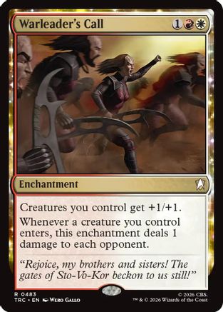 Warleader's Call (TRC-483) - Commander: Star Trek