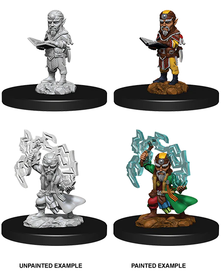 Pathfinder Battles Deep Cuts Unpainted Miniatures:Male Gnome Sorcerer