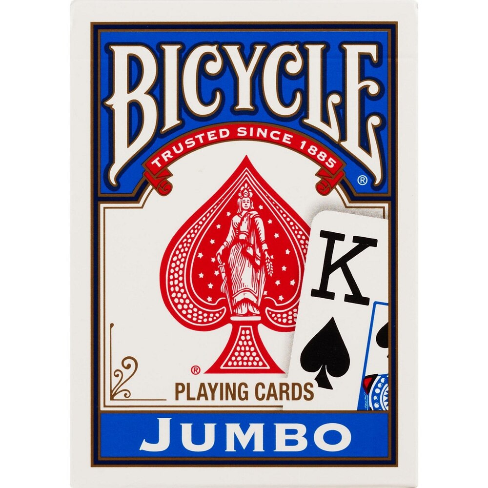 Bicycle Jumbo Playing Card Deck, Assorted Colors