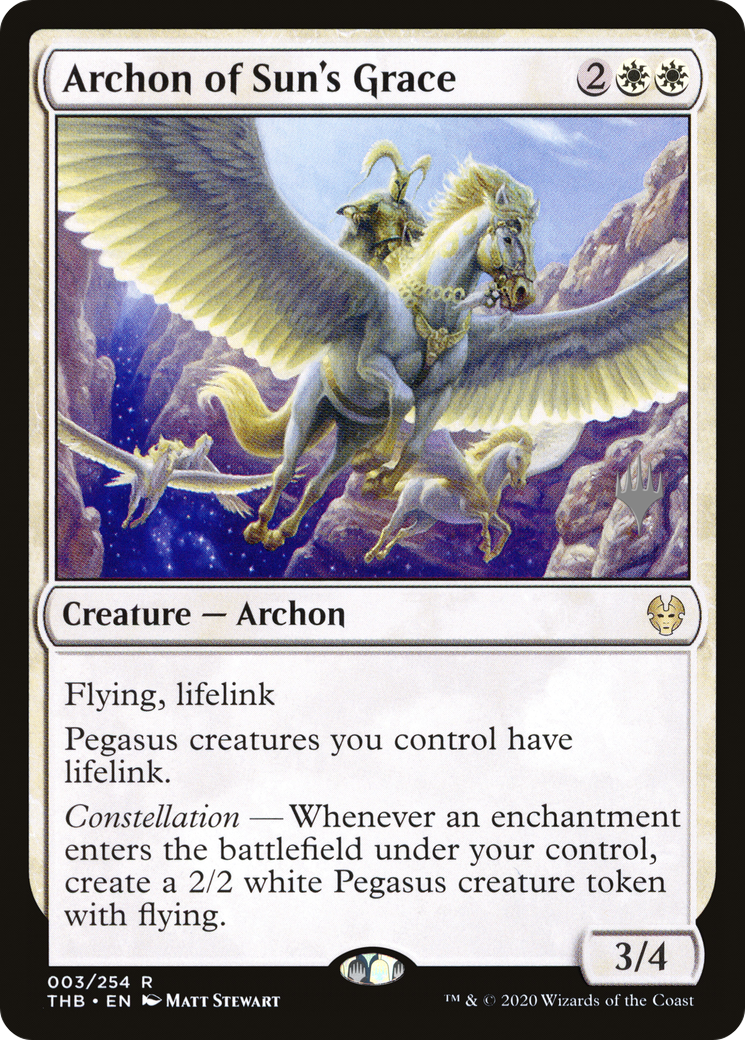 Archon of Sun's Grace (PPTHB-03P) - Theros Beyond Death Promos Foil