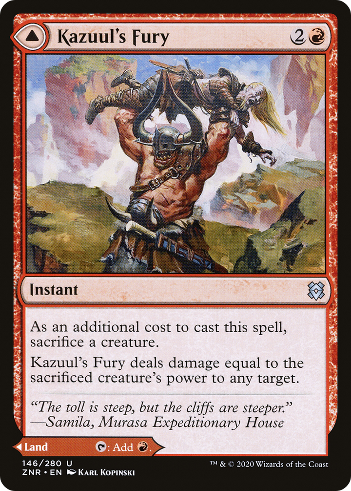 Kazuul's Fury (ZNR-146) - Zendikar Rising