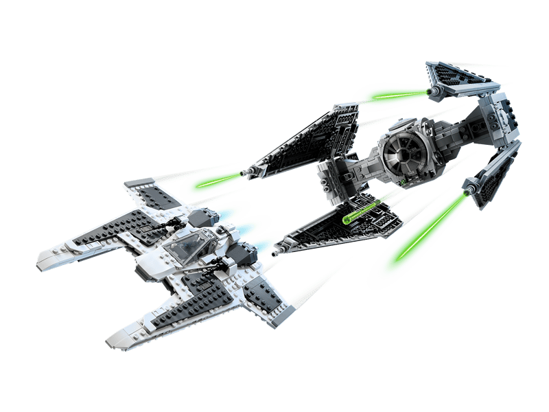 LEGO Star Wars Mandalorian Fang Fighter vs TIE Interceptor - 75348