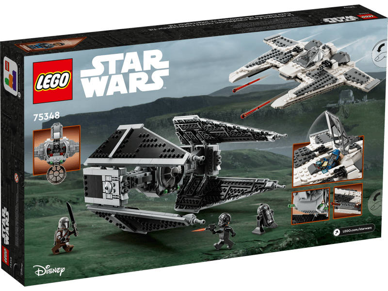 LEGO Star Wars Mandalorian Fang Fighter vs TIE Interceptor - 75348