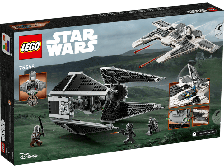 LEGO Star Wars Mandalorian Fang Fighter vs TIE Interceptor - 75348