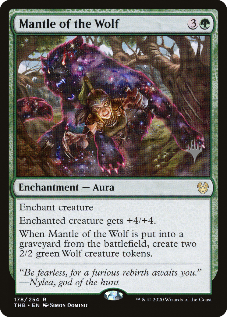 Mantle of the Wolf (PPTHB-178P) - Theros Beyond Death Promos