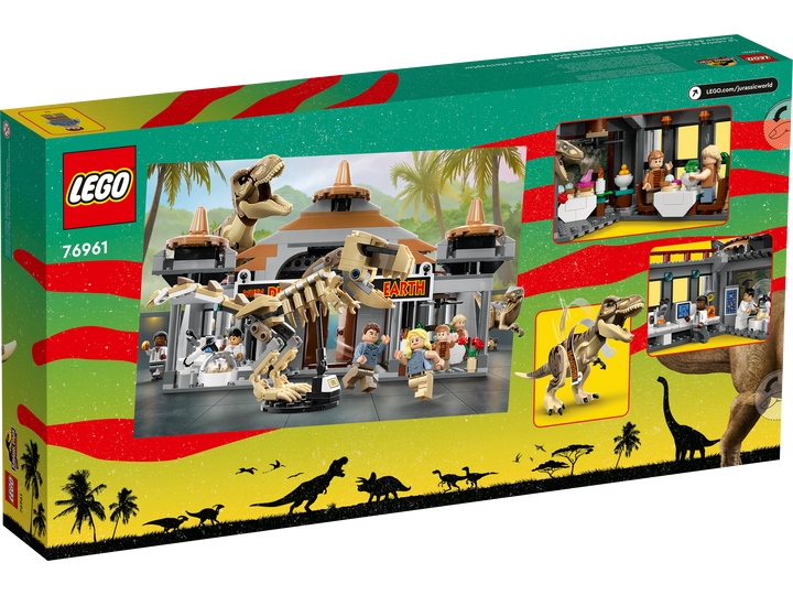 LEGO Jurassic World Visitor Center: T. rex & Raptor Attack - 76961