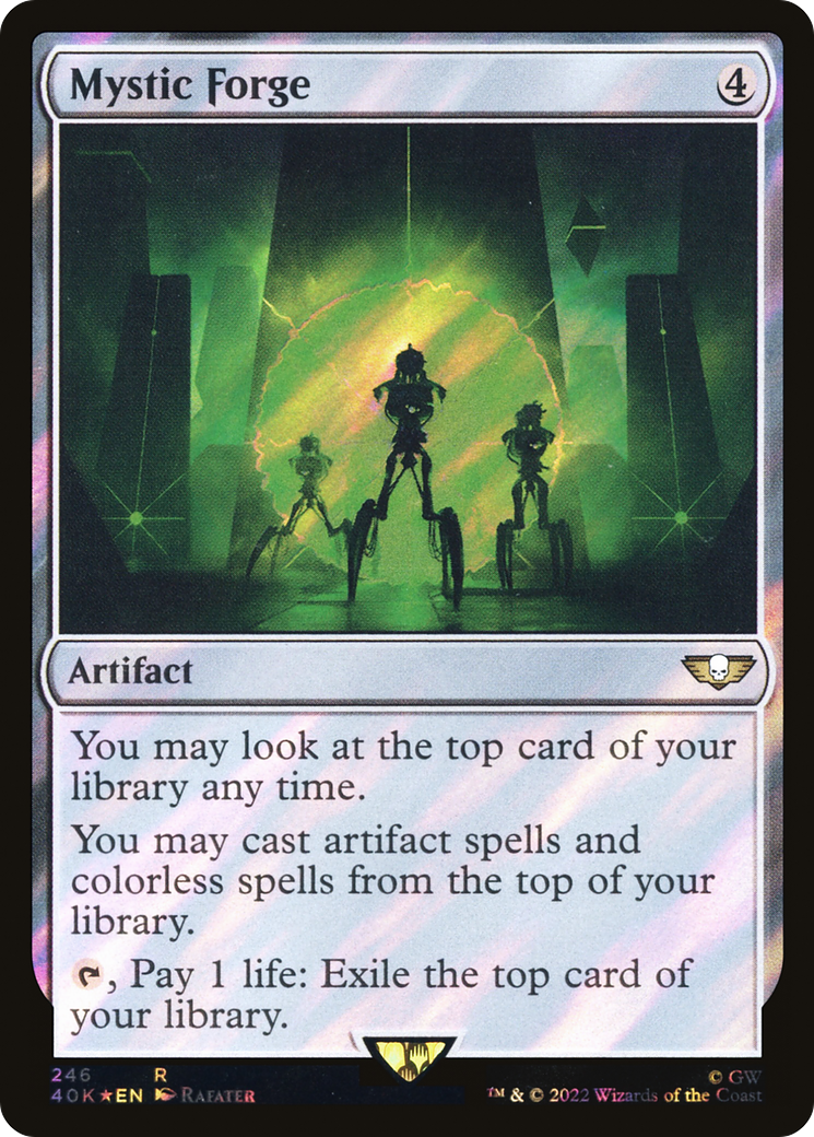 Mystic Forge (Surge Foil) (40K-246★) - Warhammer 40,000 Commander Foil