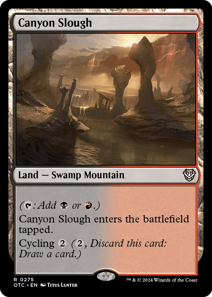 Canyon Slough (OTC-275) - Outlaws of Thunder Junction Commander