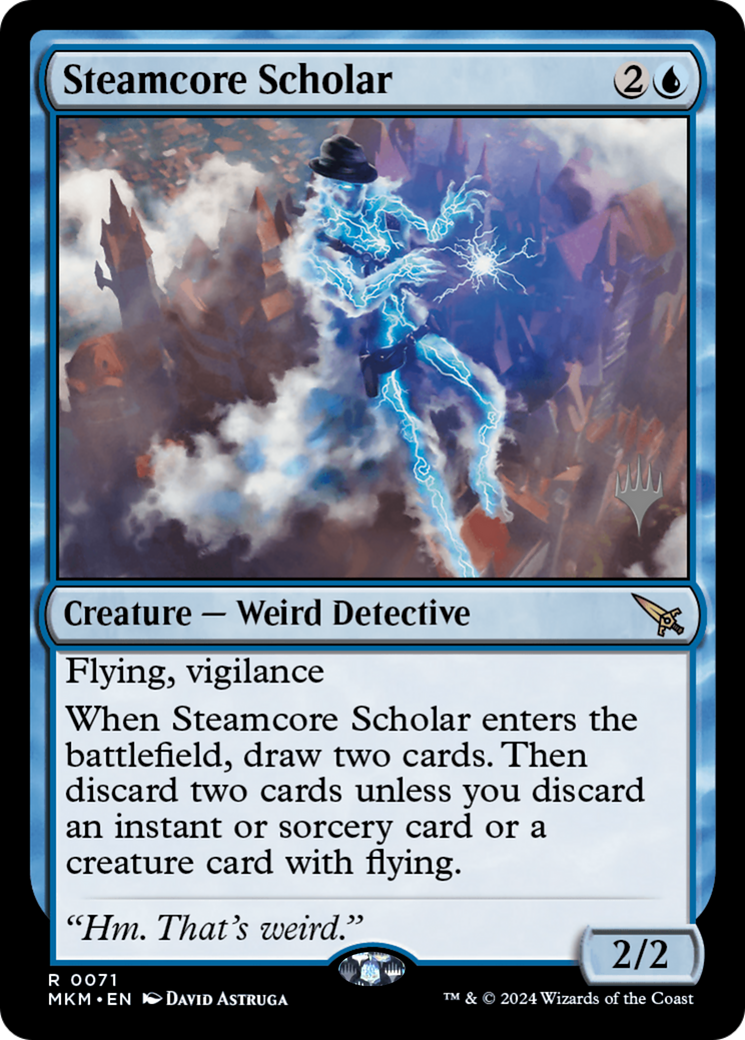 Steamcore Scholar (PPMKM-71P) - Murders at Karlov Manor Promos