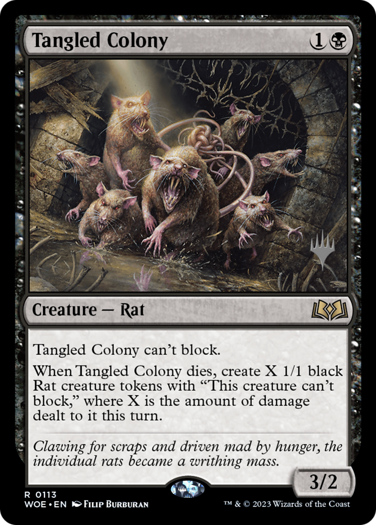 Tangled Colony (PPWOE-113P) - Wilds of Eldraine Promos Foil