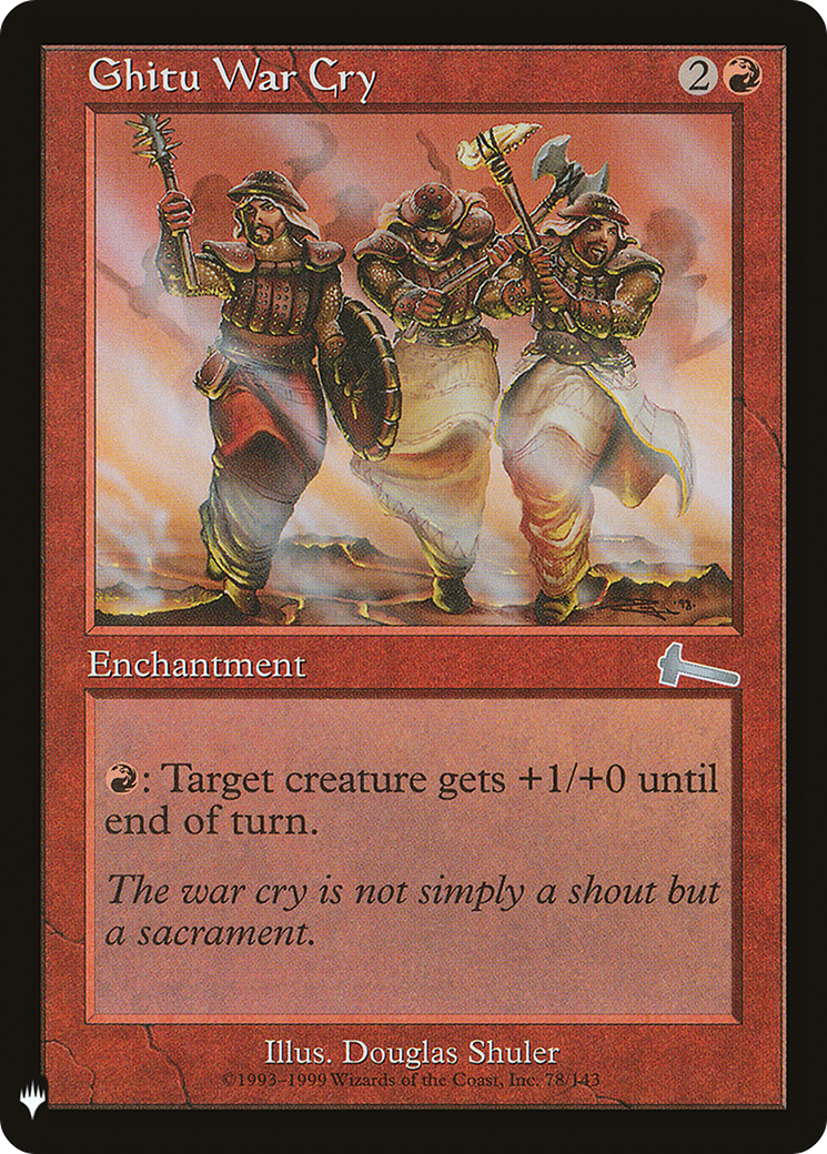 Ghitu War Cry (LIST-078) - The List
