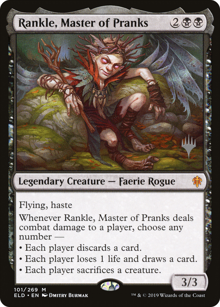 Rankle, Master of Pranks (PPELD-101P) - Throne of Eldraine Promos