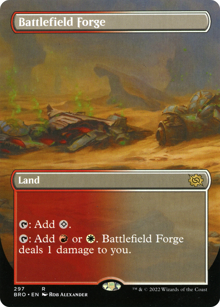 Battlefield Forge (Borderless) (BRO-297) - The Brothers' War (Borderless)