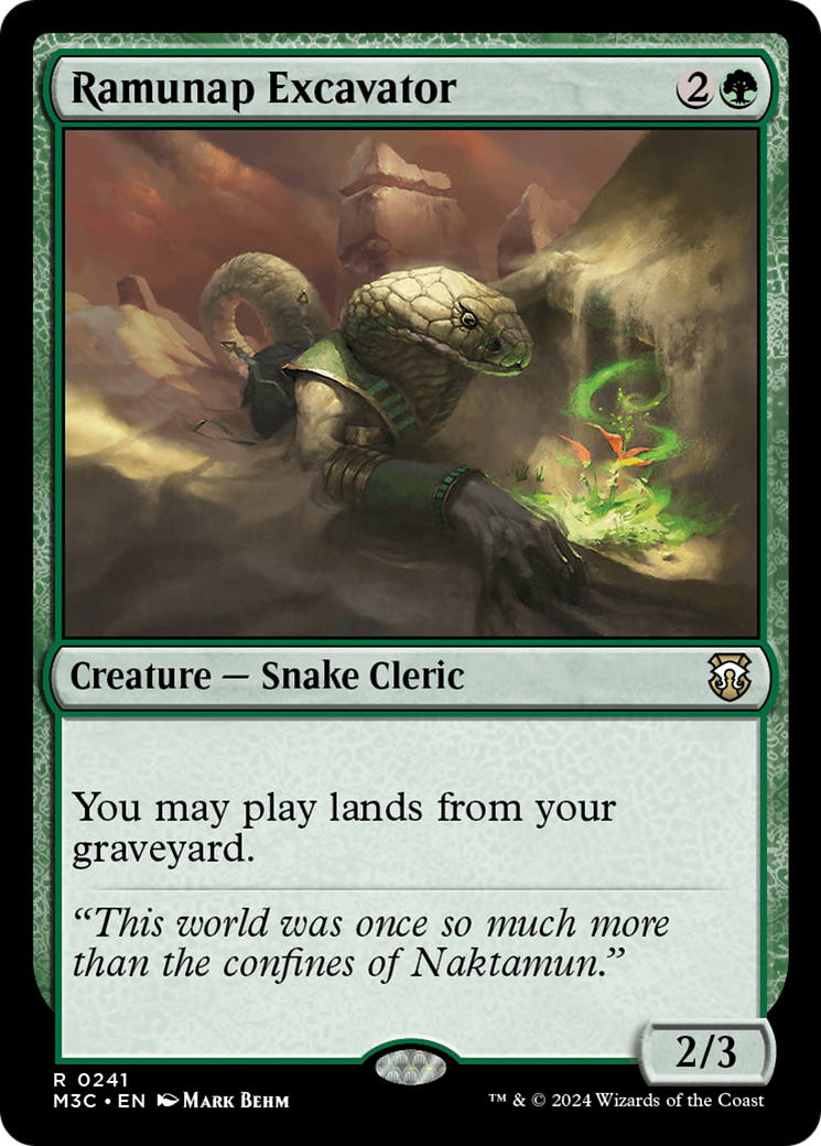 Ramunap Excavator (M3C-241) - Modern Horizons 3 Commander Foil