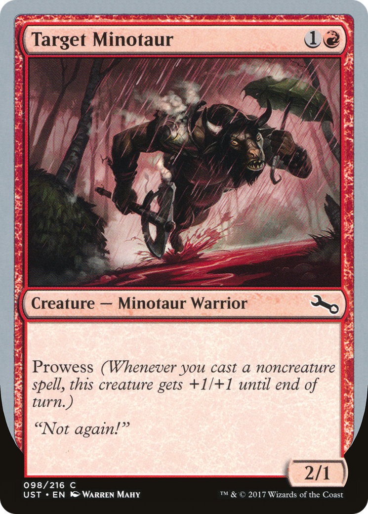 Target Minotaur (B) (UST-98B) - Unstable Foil