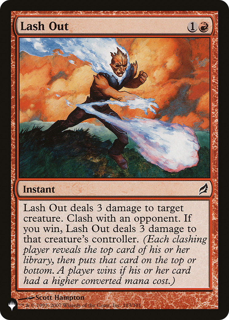 Lash Out (LIST-183/301) - The List