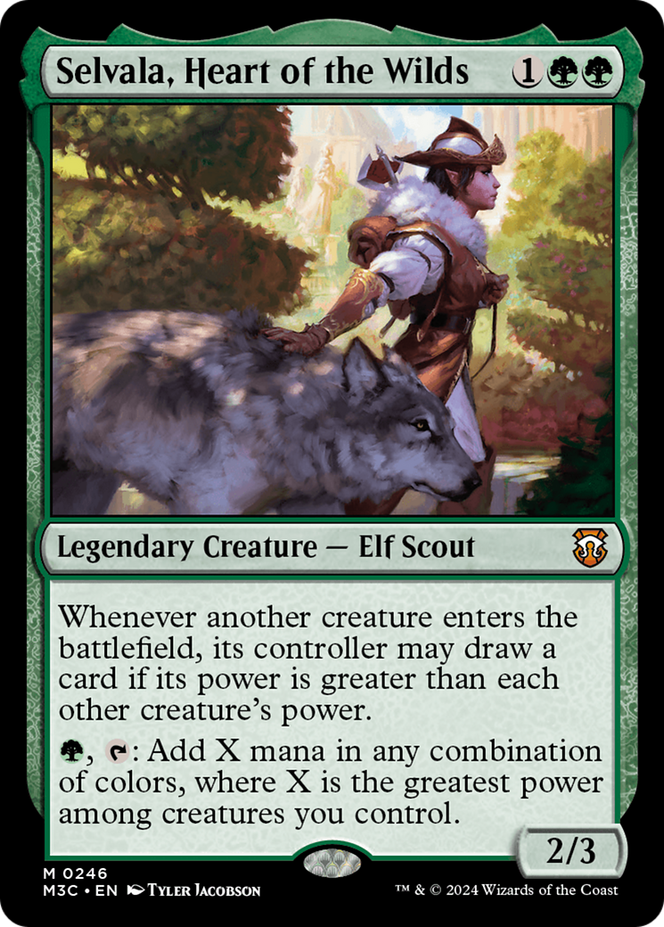 Selvala, Heart of the Wilds (M3C-246) - Modern Horizons 3 Commander Foil