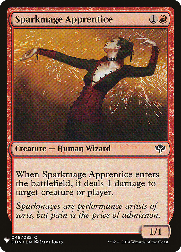 Sparkmage Apprentice (LIST-048) - The List